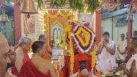 Palaki at Shree Shantadurga Devi Devasthan, Shirali